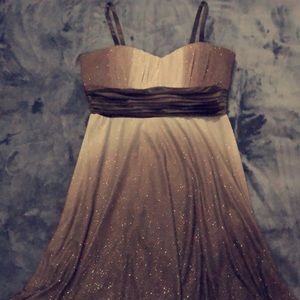 Black + Galaxy Mix Grad/Prom/Formal dress